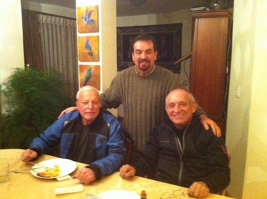 David, Rafa und ich.