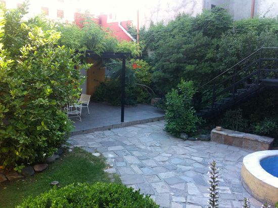 Innenhof Hostal Alamo.