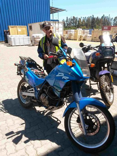 Fast fertig zur Abfahrt.