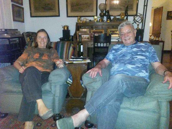 Denis (Gattin) und Pablo.