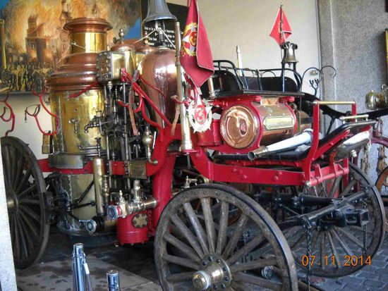 In der Nähe des Hotel eine Feuerwehrstation. Die Chilenen halten auf Tradition.