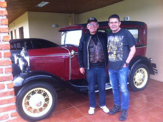 Reinhold und der Autor.