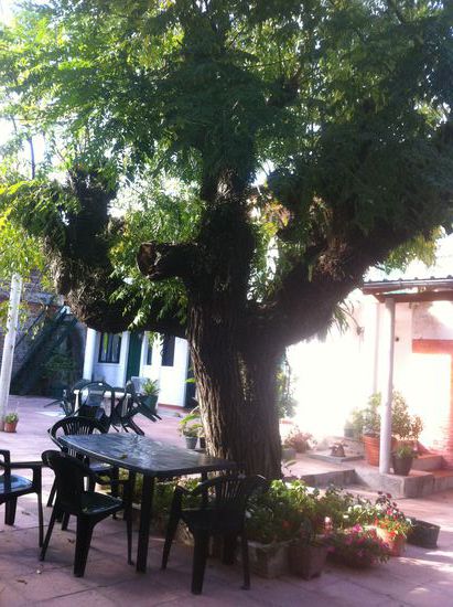 Der Innenhof vom Hostal.