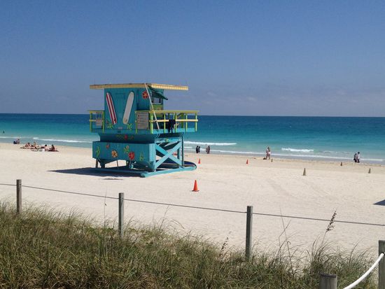 Typisches Baywatch Häuschen