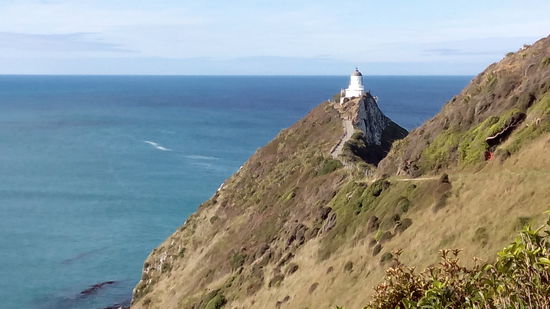 Der Leuchturm am Nuggetpoint.