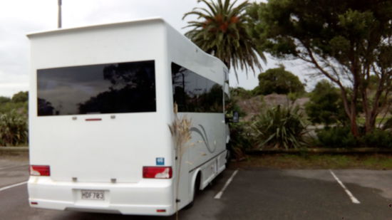 Parkplatz in Nelson. Wir hatten unsere Ruhe.