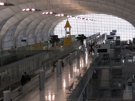 Der neue Airport in Bangkok, Flughafen können sie.