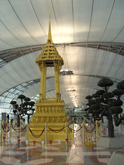Der neue Airport in Bangkok, Flughafen können sie.
