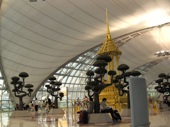 Der neue Airport in Bangkok, Flughafen können sie.