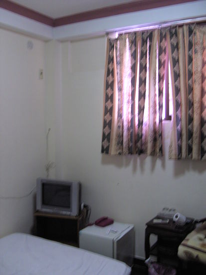Unser Zimmer in Saigon, wir waren froh überhaupt etwas zu haben.