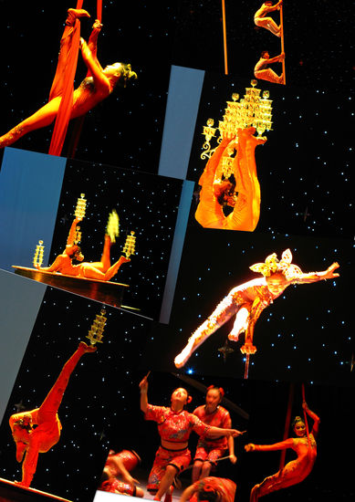 Impressionen der Akrobatikshow