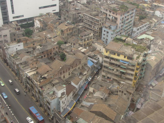 Der Blick aus unserem Hotel - China wie wir es erwartet haben