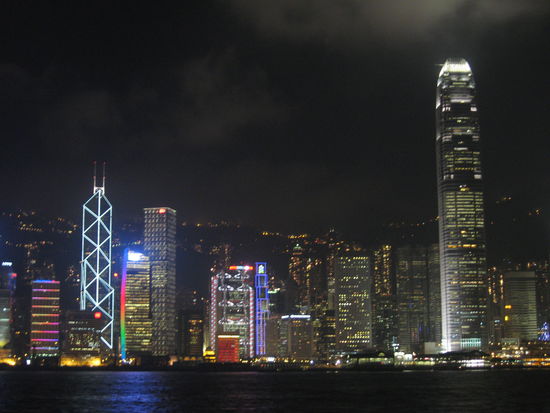 Der erste Blick auf die Skyline