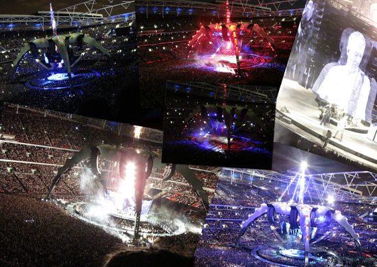 Bei den Bildern bekomme ich jetzt noch Gänsehaut. Es ist unglaublich, wenn 70.000 Menschen komplette Lieder mitsingen..