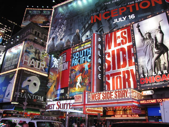 So stellt man sich den Broadway vor!