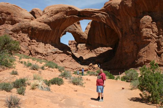 Der "Double Arch" und Rüdi