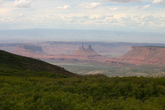 Blick ins Castle Valley