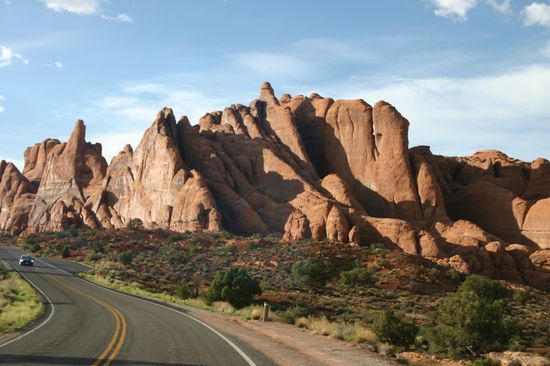 Auf dem Weg zum Campground