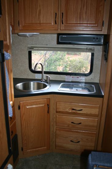 Küche, klein aber zweckmäßig