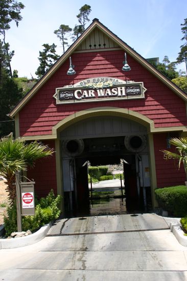 Etwas schief aufgenommen... Die Waschstraße!