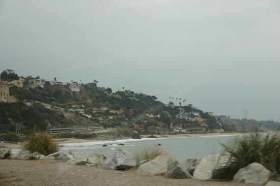 Bedeckter Himmel im sonnenverwöhnten Malibu...