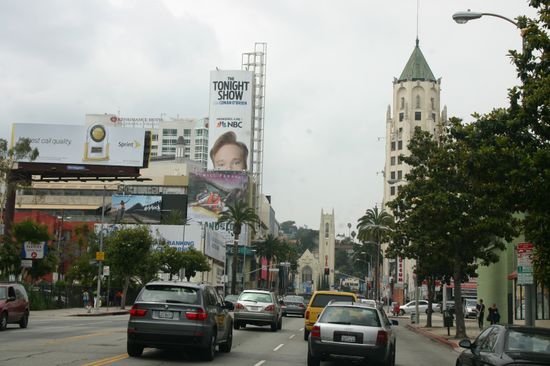 Auf dem Weg durch Beverly Hills