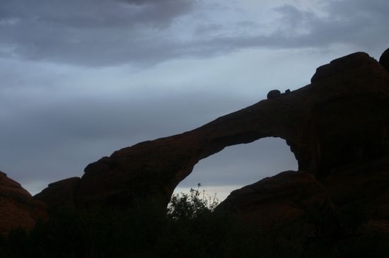 Einer der vielen Felsbögen hier