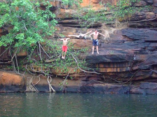 Unsere mutigen KLIPPENSPRINGER - SAM voran! 