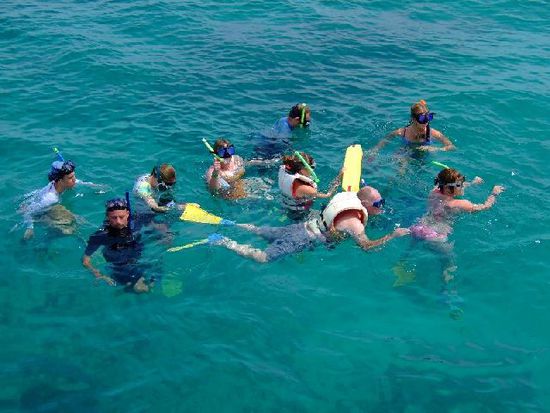 Von der Vorbereitung bis ins Wasser ....Manche bracuhten Schwimmhilfen!?