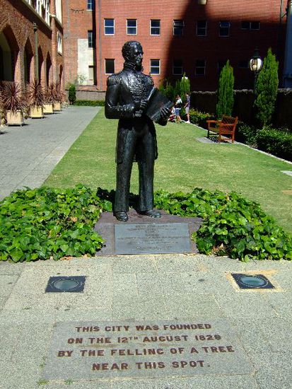 CAPTAIN JAMES STIRLING – 1 Gouverneur der Kolonie Western Australia