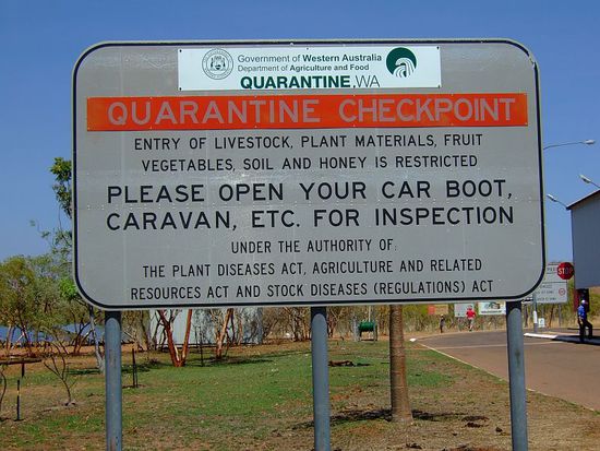 QARANTINE CJHECKPOINT