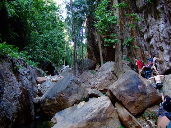 Ueber Stock &amp; Stein in der EL QUESTRO GORGE 