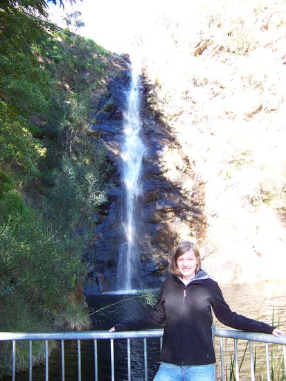 Am Wasserfall in der Nähe von Mount Lofty