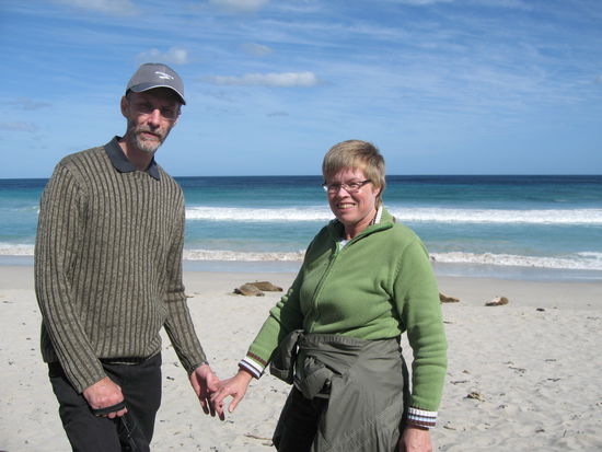 Am Stand von Kangaroo Island