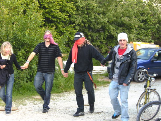 Die vier "Kubaner" (Helene und Basty kommen noch nach)