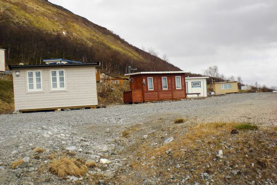 Kilpisjärvi - diese transportablen Bungalows kann man mieten