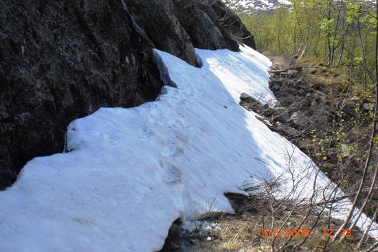 Solche Stellen gab es auf dem Weg immer wieder - für einen erfahrenen Bergwanderer eigentlich kein Problem, aber...
