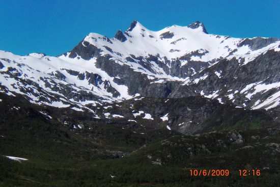 Landschaft wie in den Hochalpen - nur die Gletscher fehlen.
