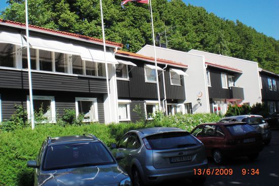 Das Vandrerhjem - Wandererheim in Tonsberg - sehr gemütlich und sehr zu empfehlen - auch für Oslo-Touristen.