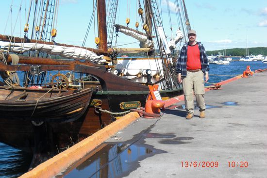 Hafenbummel in Tonsberg.
