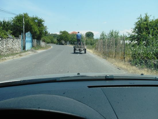 Auf dem Weg zur Grenze Montenegro-Albanien