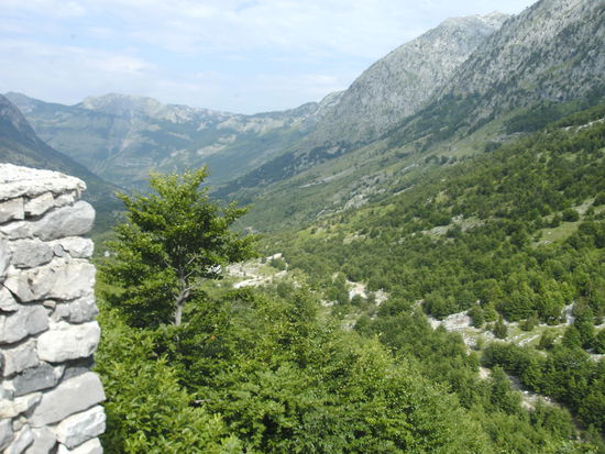 Hoch über dem Talgrund