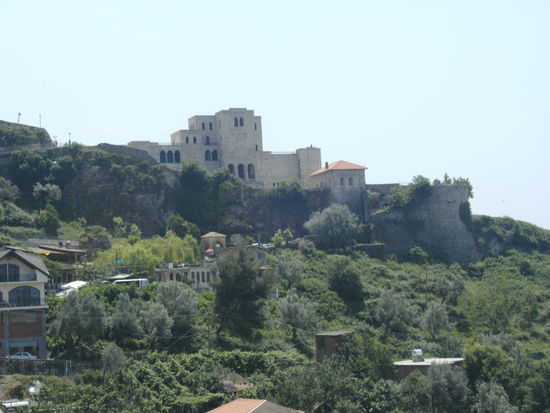 Blick auf die Festung Kruja