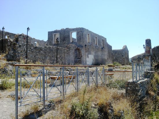 Ruinen des "Kastro" von Himara...