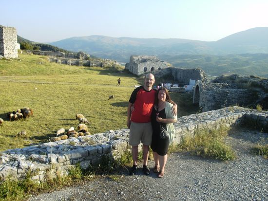 Wir beide auf der Burg