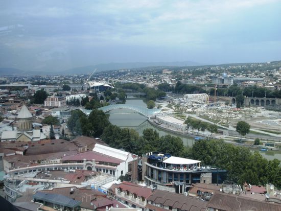 Blick von der Festung über die Stadt
