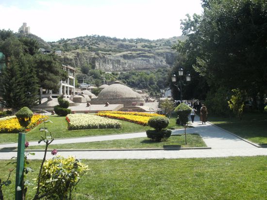 Bäderviertel in Tiflis mit den Schwefelbädern