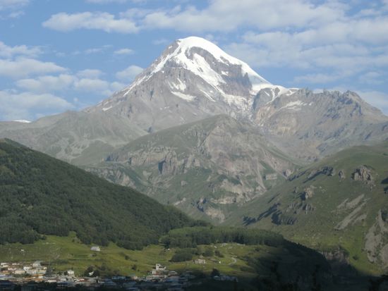 und über uns thronte der majestätische Berg, nicht minder schön im Nachmittagslicht