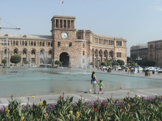 Zentraler Platz in Jerewan