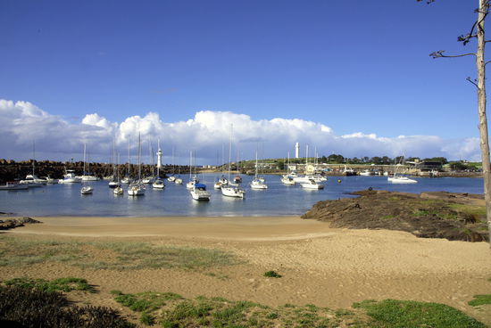 ...Der Yachthafen von Wollongong...